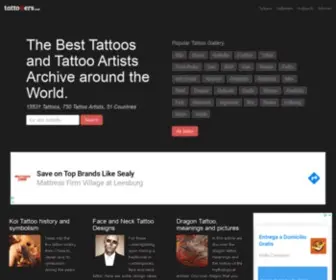 Tattooers.net(The Best Tattoos and Tattoo Artists around the World) Screenshot