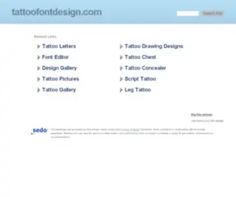 Tattoofontdesign.com(不药而愈文学) Screenshot