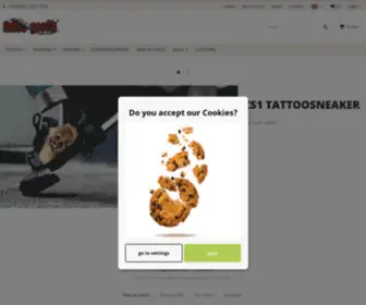 Tattoogoods.de(Tattoo Goods) Screenshot
