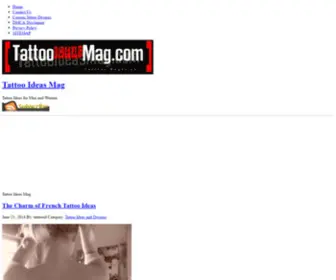 Tattooideasmag.com(Tattoo Ideas Mag) Screenshot