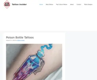 Tattooinsider.com(Tattoo Insider) Screenshot