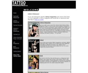 Tattoomagazines.com(Tattoo magazines) Screenshot
