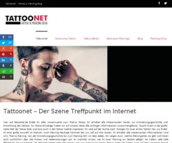 Tattoonet.de(Sehr geehrter Besucher) Screenshot