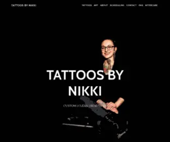 Tattoosbynikki.com(Tattoos By Nikki) Screenshot