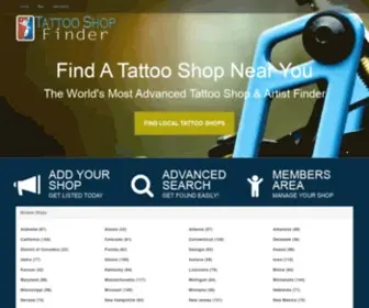 Tattooshopfinder.com(Tattoo Shop Finder) Screenshot