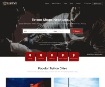 Tattooshopreviews.com(Tattoo Shop Reviews) Screenshot