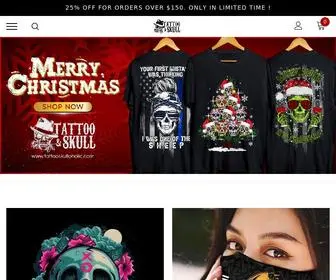 Tattooskulloholic.com(Tattoo & Skull) Screenshot