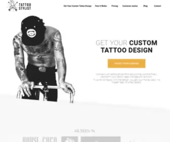 Tattoostylist.com(Custom Tattoo Design & Unique Tattoo Ideas) Screenshot