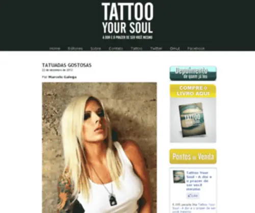 Tattooyoursoul.com.br(Tattooyoursoul) Screenshot