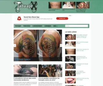 Tatuajex.com(Tatuaje X) Screenshot