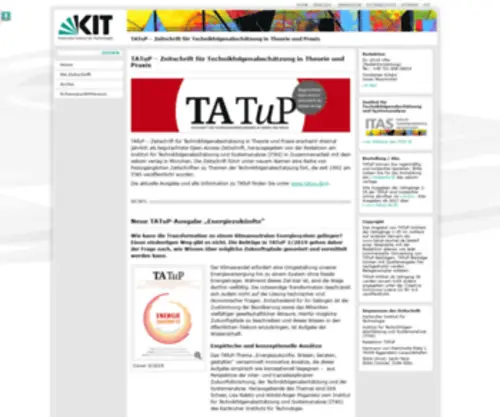 Tatup-Journal.de(KIT) Screenshot