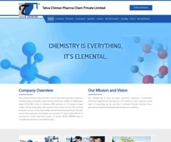 Tatvachintan.com(Tatva Chintan Pharma Chem Limited) Screenshot