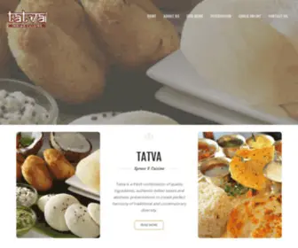 Tatvaindiancuisine.com(Tatvaindiancuisine) Screenshot