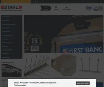 Taubenabwehr-Shop.de(E-stahl Taubenabwehr) Screenshot