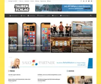Taubenschlag.de(Das Portal für Gehörlose und Schwerhörige) Screenshot