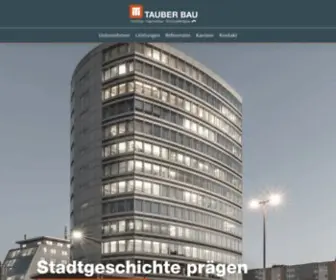 Tauberbau.de(Tauber Bau) Screenshot