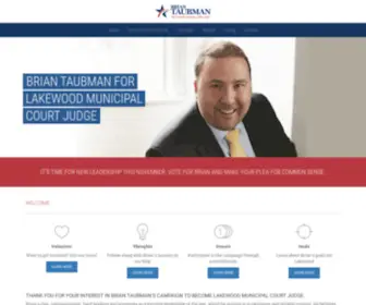 Taubmanforjudge.com(Brian Taubman for Lakewood Municipal Court Judge) Screenshot