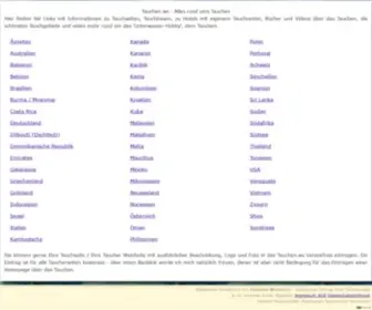 Tauchen.ws(Informationen zu Tauchseiten) Screenshot