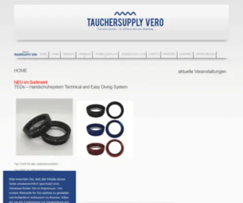 Tauchersupply.com(Tauchersupply) Screenshot