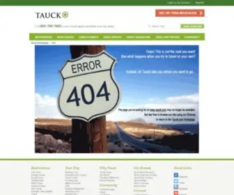 Taucktravel.com(TAUCKTRAVEL) Screenshot