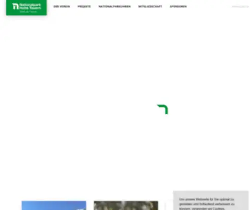 Tauernfreund.at(Verein der Freunde des Nationalpark Hohe Tauern) Screenshot