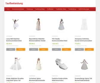 Taufkleid-Taufe.de(Blumenmädchen) Screenshot