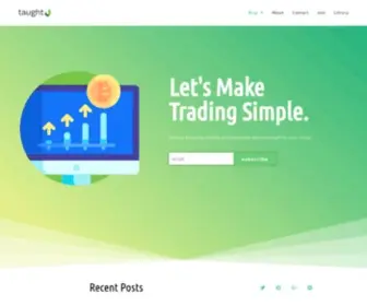 Taughtu.com(Trading Made Simple) Screenshot