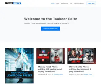 Taukeeredit.com(Taukeer Editz) Screenshot