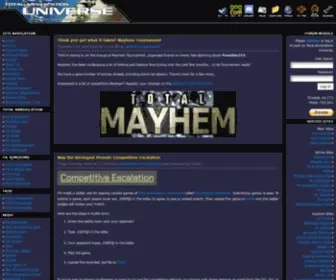Tauniverse.com(Total Annihilation Universe (TAUniverse)) Screenshot