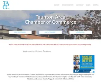 Tauntonareachamber.org(TAUNTON AREA CHAMBER OF COMMERCE) Screenshot