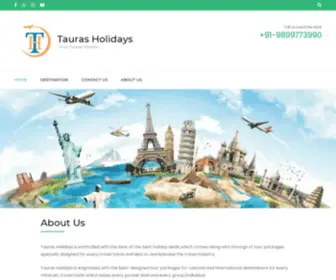 Taurasholidays.com(Your Travel Partner) Screenshot