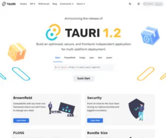 Tauri.studio(Build smaller) Screenshot