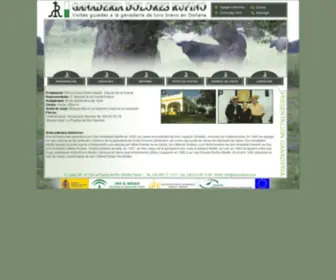 Tauronature.com(TAURO NATURE: visitas a ganaderia de toro bravo en Doñana) Screenshot