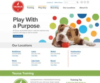 Taurusacademy.com(Dog Boarding) Screenshot
