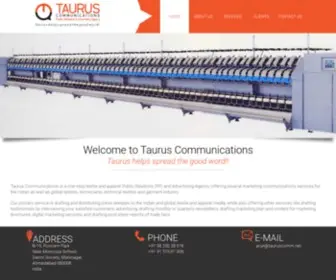 Tauruscomm.net(Taurus Communications) Screenshot