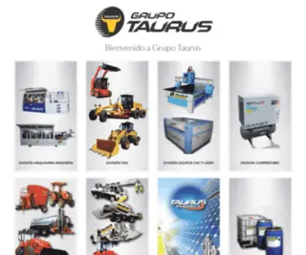 Taurusmaquinas.com.ar(Seleccione una de nuestras Divisiones Industriales) Screenshot