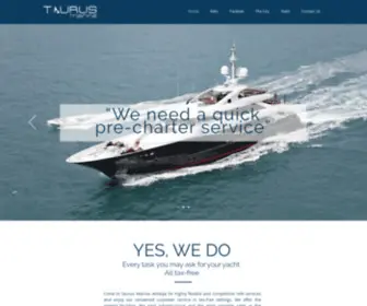 Taurusmarine.com(Catamaran Yacht Refit Repair) Screenshot