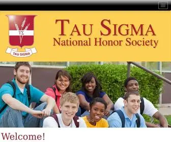 Tausigmanhs.org(Tau Sigma National Honor Society) Screenshot
