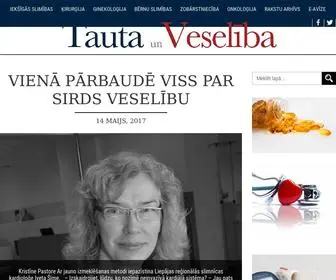 Tautaunveseliba.lv(Veseliba) Screenshot