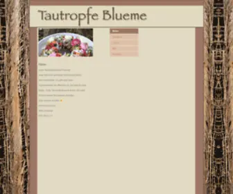 Tautropfeblueme.ch(News) Screenshot