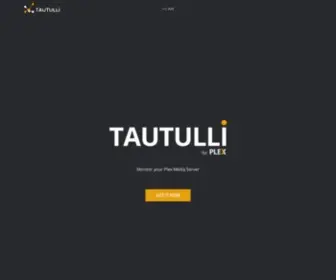 Tautulli.com(Tautulli) Screenshot