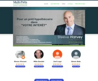 Tauxhypothecairegatineau.com(Multi-Prêts Hypothèques) Screenshot