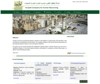 Tauzeef.com(Tauzeef Human Resourcing) Screenshot