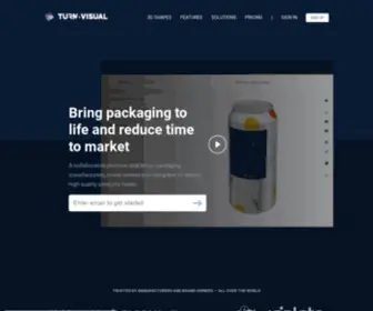 Tav3D.com(3D packaging) Screenshot