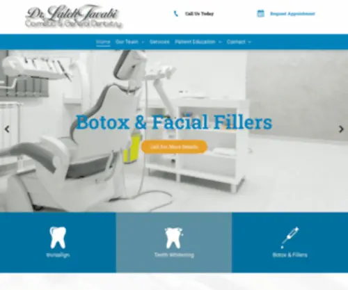 Tavabidds.com(Long Beach Dentist) Screenshot