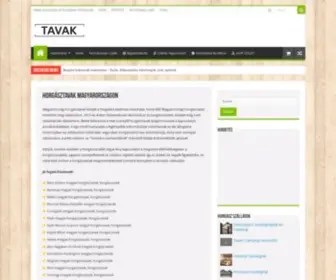 Tavak.hu(Horgásztavak Magyarországon) Screenshot