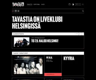 Tavastiaklubi.fi(Liveklubi Tavastia Helsinki) Screenshot