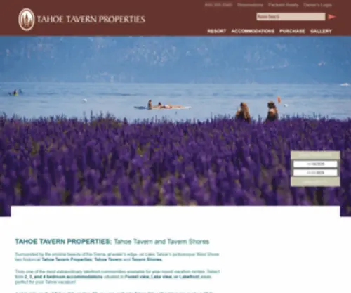 Tavernproperties.com(Tahoe Tavern Properties) Screenshot