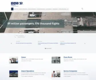 Tavhavalimanlari.com.tr(TAV Airports) Screenshot