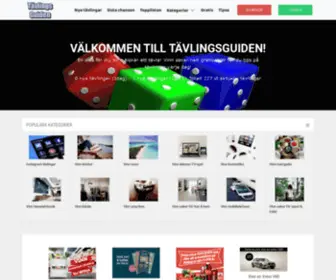 Tavlingsguiden.se(Tävlingar på Internet) Screenshot